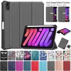 Fr iPad Mini 7/6th Gen 8.3" Shockproof Smart Stand Case Cover With Pencil Holder