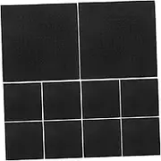 TOBBOMEY 16 Pcs Self Adhesive Felt Furniture Pads Non Slip Grippers for Chair Legs Noise Dampening Floor Protectors for Hardwood Floors Durable Material Square Pads