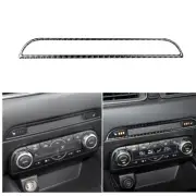 Carbon Fiber Console CD Upper Decorative Strip Trim Cover For Mazda CX-5 17-18 (for: Mazda)