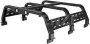 Truck Bed Rack Adjustable Height 14.5'' to 17.3'' Without Railsystem Truck Bed Extender Compatible for Dodge Silverado F150 Tundra