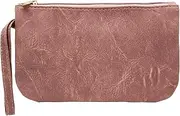 [AfitLulu] Wristlet Wallets for Women, Wallet Women with Zipper, Wrist Strap and Internal pocket, Clutch Purses for Women