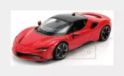 1:24 Burago Ferrari Sf90 Hybrid Stradale 2019 Red BU26028 Model