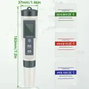 Digital PH Meter PH/TDS/Temperature Water Quality Tester with Backlight teRzH