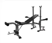 Multi Station Weight Bench Press Fitness Weights Equipment Incline Black