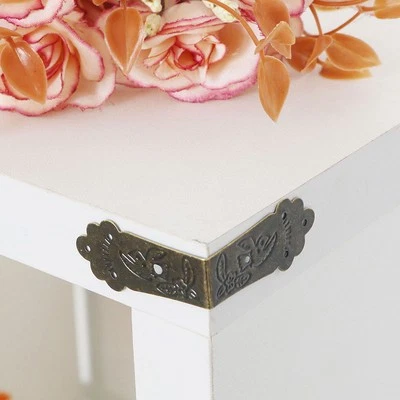 8pcs Box Corner Protector Vintage Bronze Tone Edge Cover Box Corner Decor