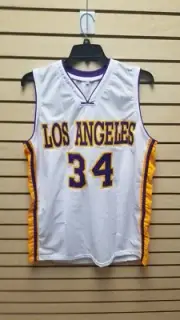 Shaquille O'Neal Signed Lakers Jersey Autographed Basketball Jersey (BAS)