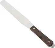 Straight Icing Spatula, Stainless Steel Cake Decorating Frosting Spatulas, with Wooden Handle (10 Inch)