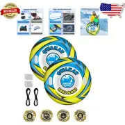 Heavy-Duty Snow Tube for Sledding - 47-Inch Inflatable Sled for Kids and Adults