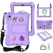 For iPad mini 7 Kids EVA shockproof Tablet Case with Strap
