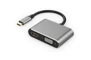 [NB-UCVGHD] 2 IN 1 USB-C to HDMI + VGA Full HD 1080p Video Adapter Cable Converter for PC