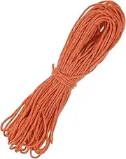 uxcell 2 mm 98FT Reflective Guyline Camping Paracord [1PCS] - Guy Lines Ultralight Thin Cord Rope 3 Strands Paracord Use for Camping Tents & Tarps & Hiking - [Orange]