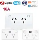 16A WIFI Touch LED Power Point GPO Socket Outlet Clipsal For Smart Google Alexa