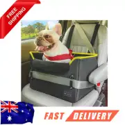 PETSFIT Small Dog Car Seat, Puppy Portable Booster Seat for with Clip-On Leash!