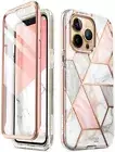 i-Blason For Apple iPhone 13 Pro Max 6.7" Marble Case Built-in Screen Cover 2021