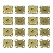 30 Sets 10mm Magnetic Plum Snaps Button for Purse Handbag Wallet, Bronze