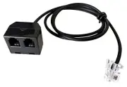 Headset Adapter Splitter Agent Buddy Training Switch Adapter for RJ9/RJ10/RJ2...
