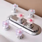 Toilet Water Tank Button Button Flush Lift Cover Flower Shape Creative Wholesale