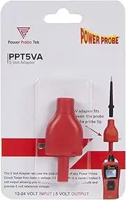 Power Probe 5 Volt Reference Adapter Will Connect to Any Power Probe Tek Circuit-Tester and Limit The Voltage to a5-Volt Reference