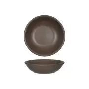 Tuxton China Inc VND-045G Zion 5-1/2 oz. Matte Brown Porcelain Fruit Dish