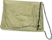 Sports Mesh Equipment Bag Drawstring Storage Pouch for Soccer Basketball Volleyball Swimming Gear Lightweight Easy to Carry Matcha
