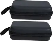 2pcs Electronics Organizer Bag Zipper Closure Portable Storage Case for Cables Earphones and Digital Accessories for Travel and Everyday Use