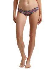 Lucky Brand Multi Reversible Side Sash Swim Bottom