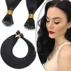 200PCS 200G THICK 100% Remy Human Hair Extensions Micro Loop Nano Ring Bead Tip