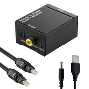 Ozoffer Optical Coaxial Toslink Digital to Analog Audio Converter Adapter RCA L/R 3.5mm