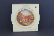 Vintage Decorative Plate Corelle Corning Currier And Ives Blossom Time 10.25”