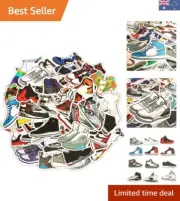 50 Pcs Basketball Shoe Stickers for Water Bottle Hydroflask Bike Computer Sne...
