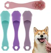 Jvjggag Cat Finger Toothbrush | Puppy Cleaning Tool - Soft Bristles Finger Toothbrush for Pet Teeth Cleaning and Care
