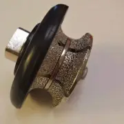 V40(1-1/2") Bullnose Coarse Diamond Hand Profiler / Router Bit for Countertop