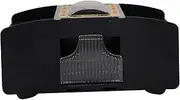 Toyvian Automatic Card Shuffling Machine Battery Operated Poker Mixer for Effortless Construction for Home Party Use Smooth Shuffling Experience