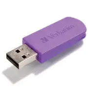 Verbatim 32GB Store 'n' Go Mini USB 2.0 Flash Drive, Violet 49833