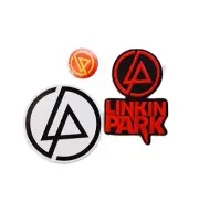 LINKIN PARK Embroidered Patch Iron on 25mm 1" Badge pin sticker decal bundle 90s