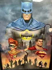 Batman The Dark Knight Returns Print Signed by Dave Wilkins #27 of 250