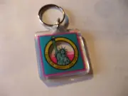STATUE OF LIBERTY ACRYLIC KEY CHAIN KEYCHAIN