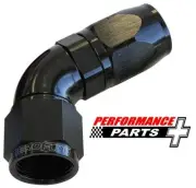 Aeroflow Cutter One-Piece Full Flow Swivel 60° Hose End -12AN AF558-12BLK