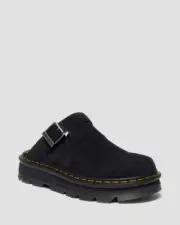 Dr. Martens Zeb Zag 31657001 Slingback Mule Women's 12 Black Platform Shoes P365