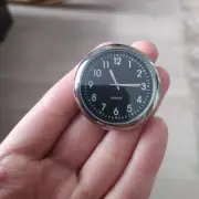 1pc Car Dashboard Clock Stick-On Mini Watch Accessories For Truck Boat Vehicle