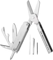 ROXON M3 13 in 1 Mini Multi Tool EDC Knife and Scissors with Toothpick & Tweezer