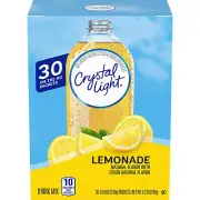 Crystal Light Lemonade Naturally Flavored with Other Natural Flavor Powdered