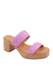 Andre Assous Women's Cairo Cork Heel Sandals