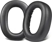 SOULWIT Earpads Replacement for Jabra Evolve2 85 UC/Evolve 2 85 MS Wireless Headset (Do Not fit Elite 85H), Ear Pads Cushions with Softer Protein Leather, Noise Isolation Foam - Black