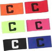 BESPORTBLE Football Captain Arm Band Elastic Wristband for Games Adjustable Arm Band Sport Badge Comfortable Secure Fit Multiple Colors
