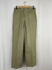 Red Kap Men's Khaki Work Pant size 29x28.5 wrinkle resistant Beige Measured