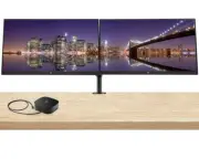 HP P22v G5 22 inch 1920 x 1080 Full HD Edge Monitor, 2-Pack Bundle with HDMI