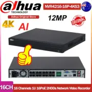 Dahua 4K AI 12MP 16CH 16PoE NVR4216-16P-4KS3 16 Channels Network Video Recorder