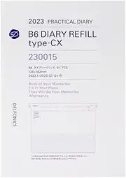 Diary Refill B6 Type CX