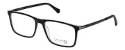 Calabria Viv Collection 891 Square Reading Glasses +7.00 Black Crystal Men Women